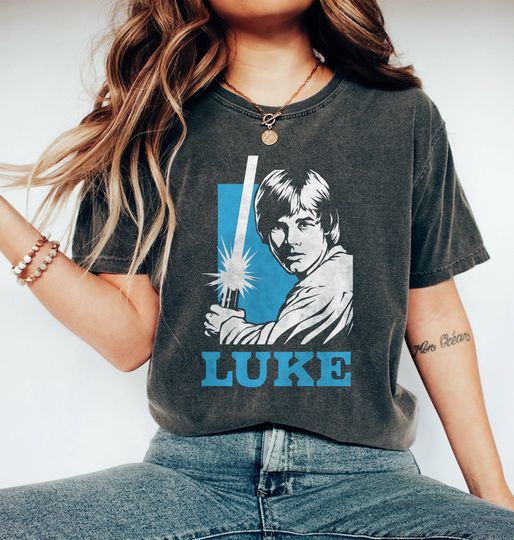 Retro Star Wars Luke Skywalker  Shirt, Vintage Disney Star Wars Shirt, Luke Skywalker Star Wars Shirt