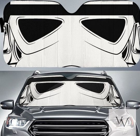 Stormtrooper 3D Car Auto Sun Shade, Car Accessories