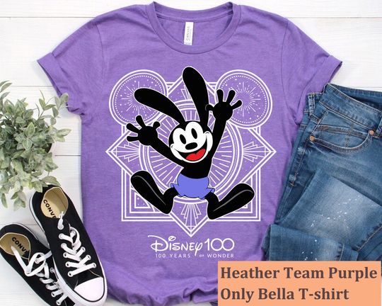 Disney Oswald The Lucky Rabbit Shirt, Oswald Shirt, Disney 100 Years of Wonder Tee, Disneyland 100th Anniversary Tee