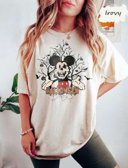 Discover Disney Halloween Shirt, Vintage Mickey Matching Shirt