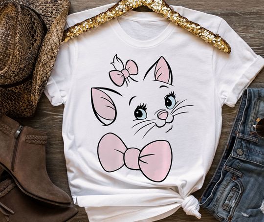 Disney The Aristocats Marie Large Face T-Shirt