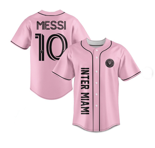 Messi 10 Inter Miami FC Baseball Jersey, Baseball Jersey, 10 Messi Jersey
