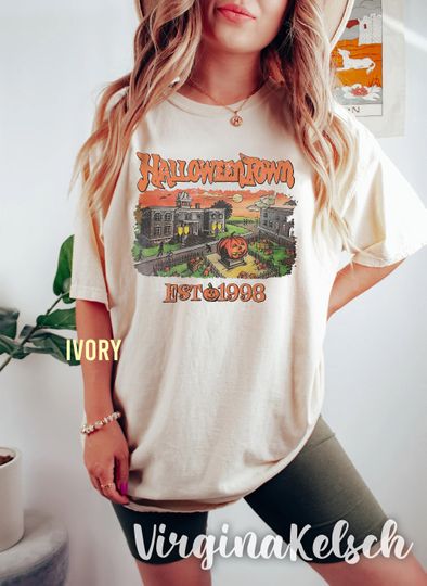 Vintage Halloweentown Est 1988  Tshirt, Disney Halloween Shirt