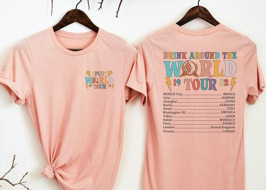 Disney Epcot World Tour Shirt, Retro Disney Epcot Shirt, Mickey And Friends Shirt,