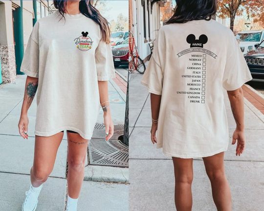 Drinking Around the World  Shirt, Disney Epcot World Tour Shirt