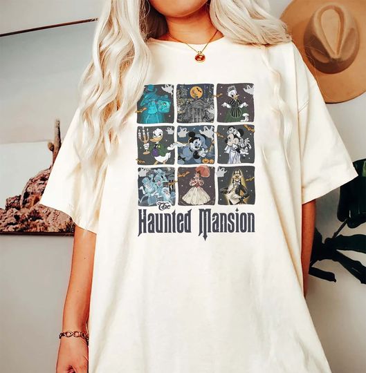 The Haunted Mansion Halloween Shirt, Disney Characters Halloween Shirt