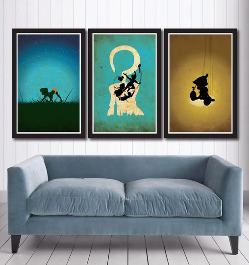 Vintage Disney Poster Set