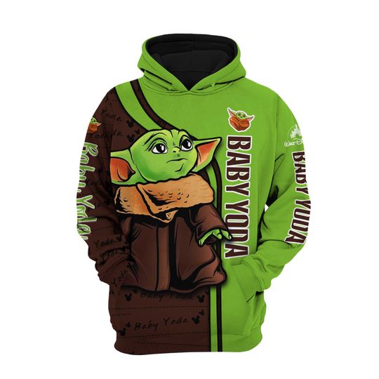 Discover Baby Yoda | Star Wars Disney Cartoon 3D Hoodie