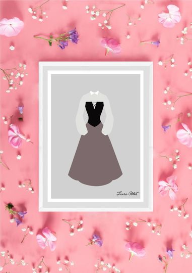 Disney's Briar Rose Poster/Print - minimalist sleeping beauty briar rose aurora poster art decor