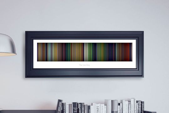 The Lion King // Movie Poster // Movie Barcode // Disney Print // Wall Decor // Panoramic
