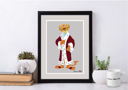 Disney's Robin Hood Prince John Poster/Print - minimalist robin hood prince john villainlove rich poor fox bow and arrow poster art decor