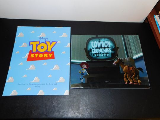The Disney Store Toy Story and Toy Story II Lithographs 1990's pick your favorite.