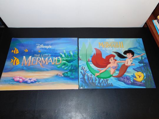 The Disney Store Little Mermaid and Little Mermaid II Lithographs 1990's pick your favorite.