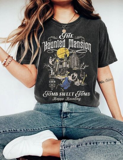 The Haunted Mansion Mickey Shirt, Disney Haunted Shirt, Mickey and Friends Shirt