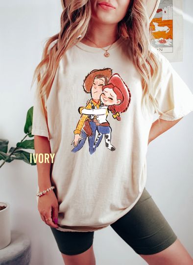 Vintage Toy Story Woody and Jessie  Shirt, Disney Shirt, Disney Toy Story,Disneyland Shirts, Disney Pixar Shirt