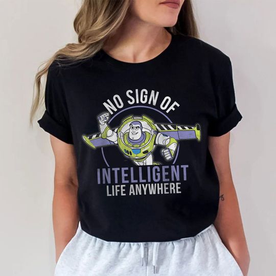 Disney Pixar Lightyear Buzz And Sox Retro Space Ranger T-Shirt, Disney Toy Story Shirt