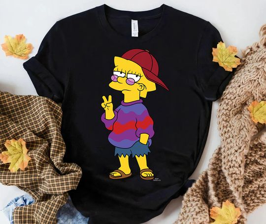 The Simpsons Cool Lisa Pose T-Shirt, Lisa Simpson Shirt, Disneyland Family Vacation Shirt