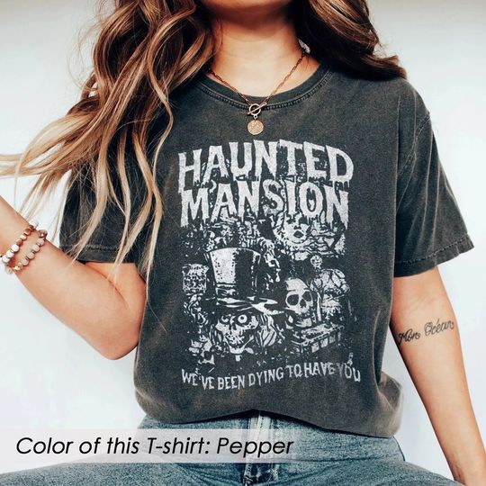 Vintage Haunted Mansion  Shirt, Retro Disney Halloween Shirt, The Haunted Mansion Shirt