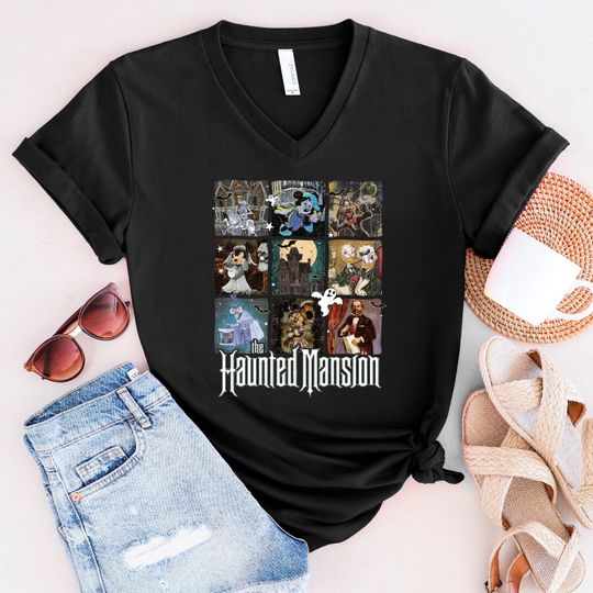 Retro Disney The Haunted Mansion Shirt, Mickey and Friends Shirt, Disneyland Shirt