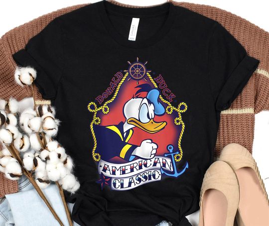 Disney Mickey And Friends Donald Duck American Classic Shirt