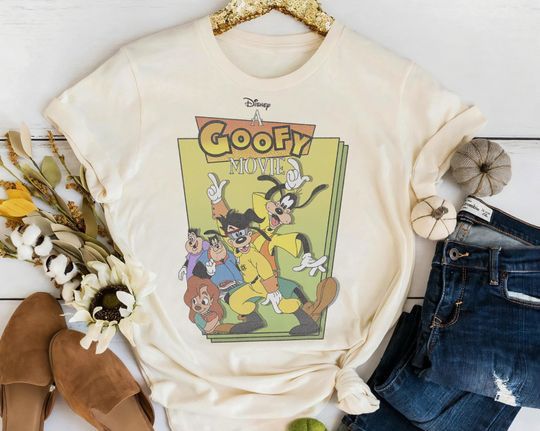 Disney A Goofy Movie Max Powerline Dance Logo Shirt