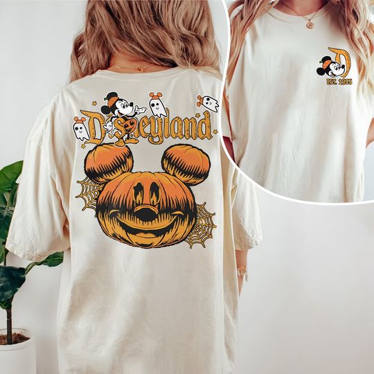 Retro Disneyland Halloween 2 Side Shirt, Spooky Season Shirt