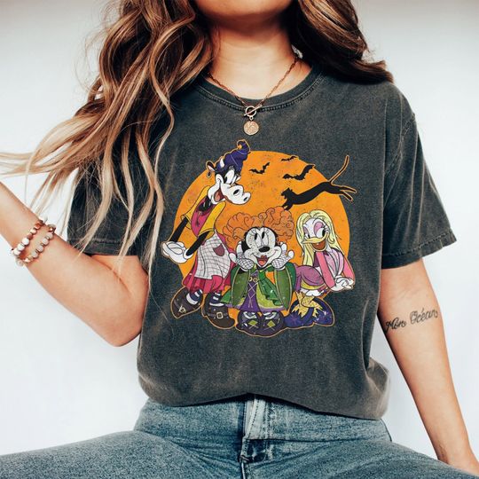 Discover Vintage Disney Mickey and Friends Halloween Shirt, Disney Halloween  Shirt