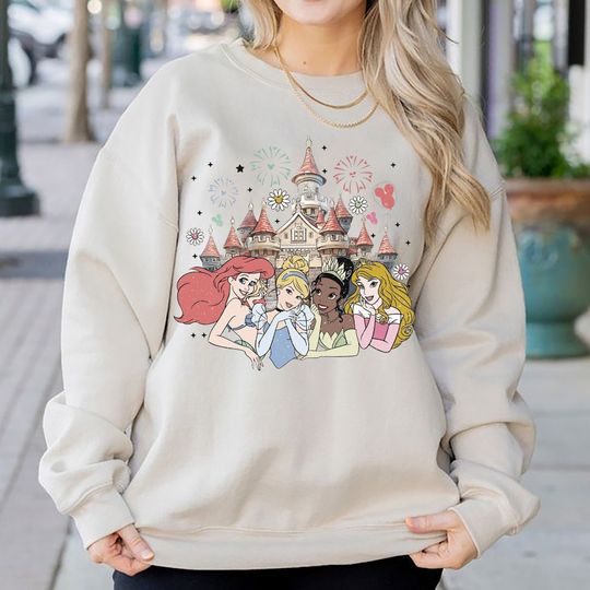 Disney Princess Sweatshirt, Disney Character Shirt, Princess Castle Shirt, Disneyworld Shirt
