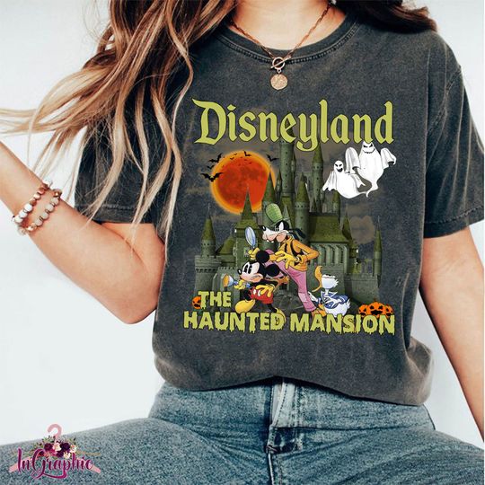 Vintage Disneyland The Haunted Mansion  Shirt, Retro Halloween Shirt