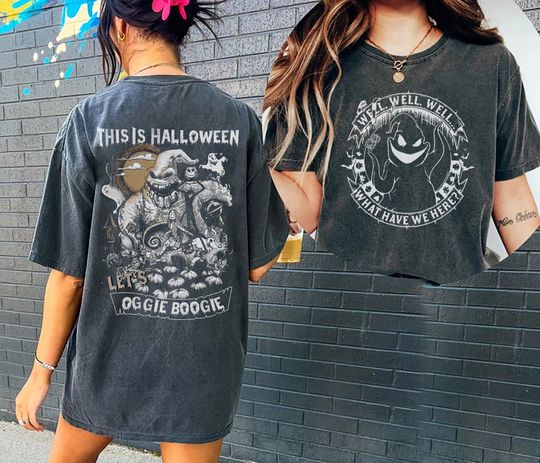 Vintage Disney Oogie Boogie Shirt, Retro The Nightmare Before Christmas T Shirt