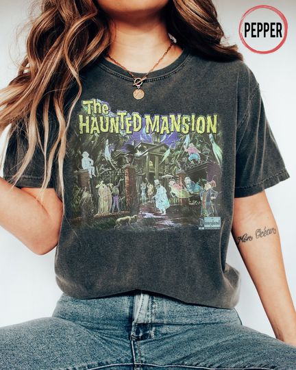 Vintage Haunted Mansion  Shirt, Disneyland Haunted Mansion Shirt