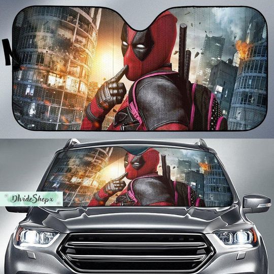 Deadpool Car Sun Shade