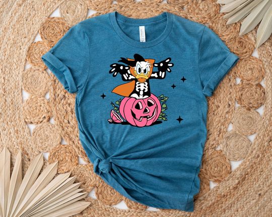 Disney Halloween Shirt, Donald Duck Shirt, Halloween Pumpkin Shirt
