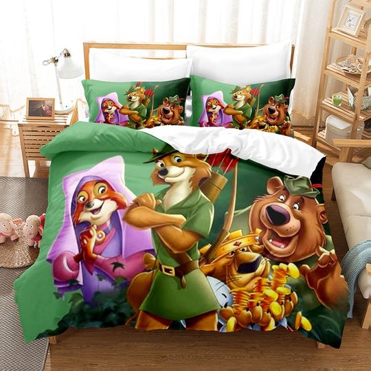 3D Printed Disney Robin Hood Mosaic Bedding Set