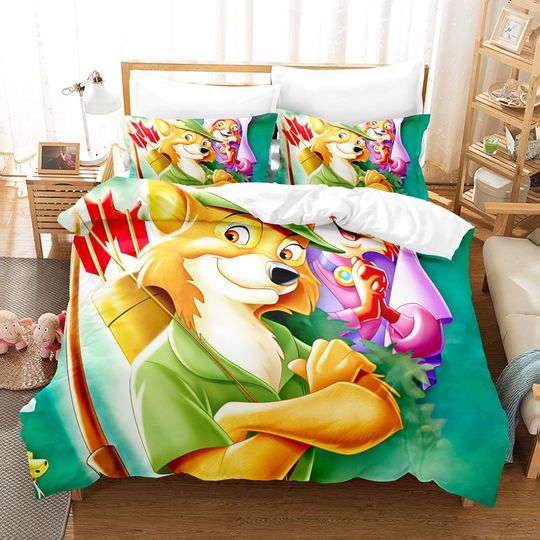 3D Printed Disney Robin Hood Mosaic Bedding Set