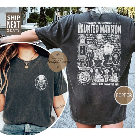 Vintage The Haunted Mansion  Shirt, Disney The Haunted Mansion Shirt