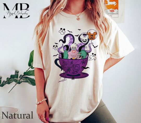 Disney Halloween Ursula Shirt, Disney Villains Shirt