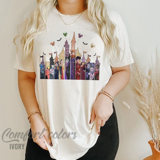 Disney Castle Villains Halloween Shirt, Castle Halloween Shirt, Villains Squad Shirt
