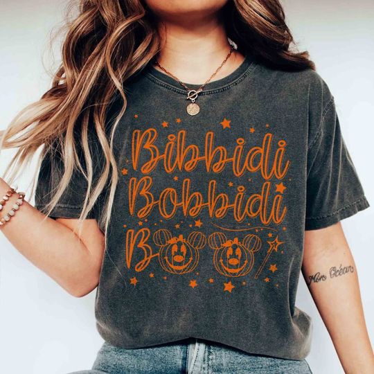 Bibbidi Bobbidi Boo Halloween Shirt, Disney Princess Halloween Shirt, Halloween 2023 Tee, Funny Disney Halloween Shirt