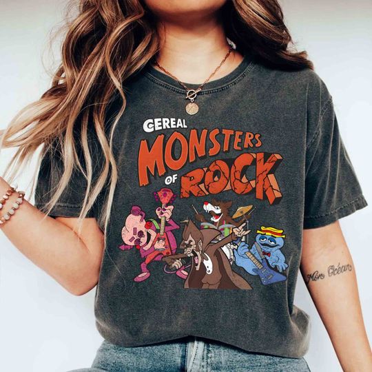 Cereal Monsters of Rock Shirt, Disney Monsters Inc  Shirt, Monsters Inc Shirt, Monsters University Shirt