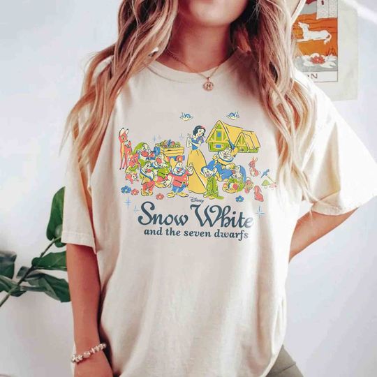 Disney Snow White And The Seven Dwarfs Shirt, Disney Snow White Shirt, Snow White And The Seven Dwarfs Birthday Shirt