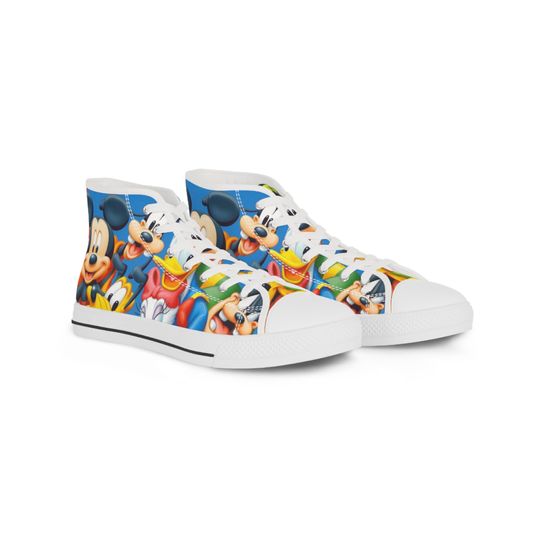 Mickey Mouse & Friends Shoes, Disney High Top Sneakers