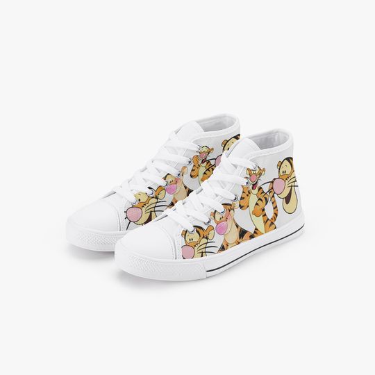 Discover Tigger  high tops, Tigger sneakers, Disney's Tigger shoes