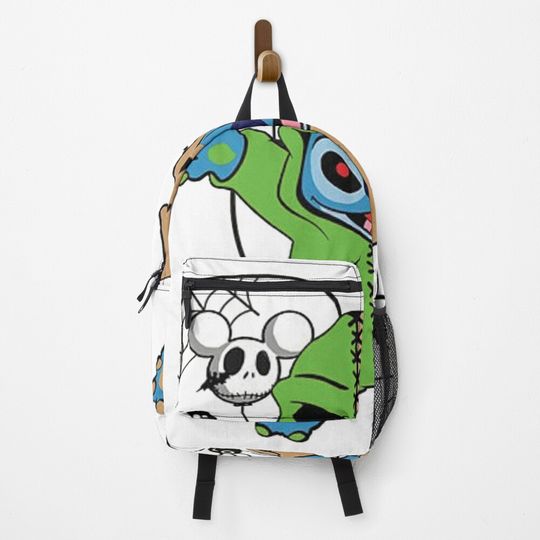 Funny Stitch Backpack, Disney Halloween Backpack