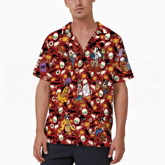 Spooky Season Disneyland Hawaiian, Disney Cruise Line Halloween Hawaiian