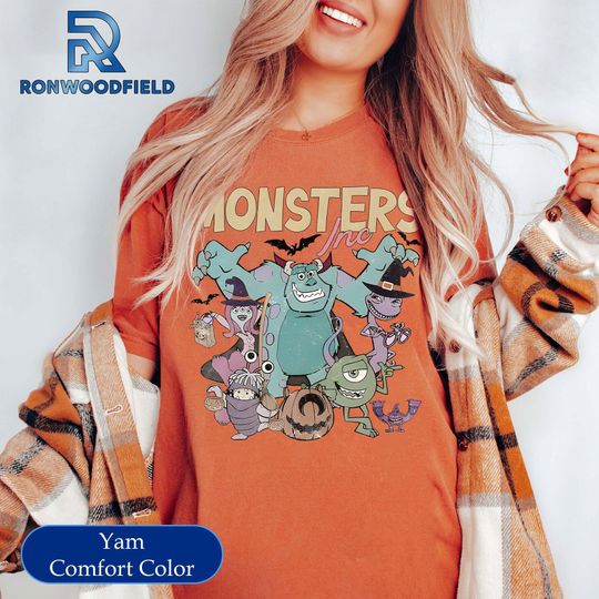 Disney Monsters Inc Halloween Shirt, Monster Inc Spooky Shirt