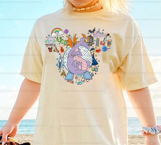 Disney Figment Epcot Shirt, Retro Funny Figment Shirt, Vintage Epcot Shirt