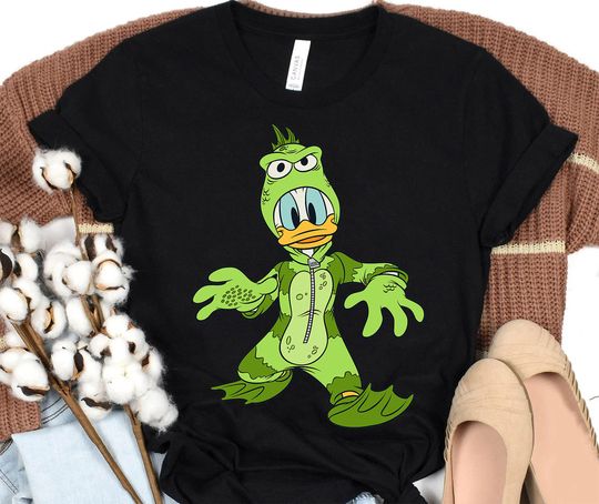 Disney Donald Duck Monster Halloween T-Shirt, Cartoon T-Shirt, Cute T-Shirt, Gift For Family