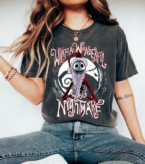 Disney The Nightmare Before Christmas T-shirt, Santa Jack Skellington Shirt