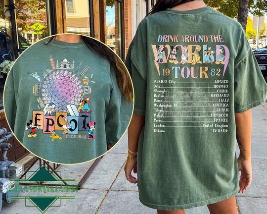 Disney Epcot World Tour Shirt, Disney Epcot Shirt